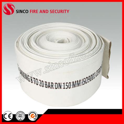 8 Inch Canvas Fire Hydrant Hose With PVC Material Lining