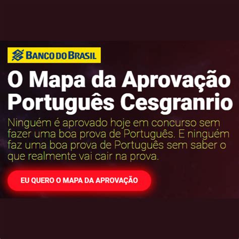 Mapa da Aprovação Português CESGRANRIO Professor Batalha Hotmart