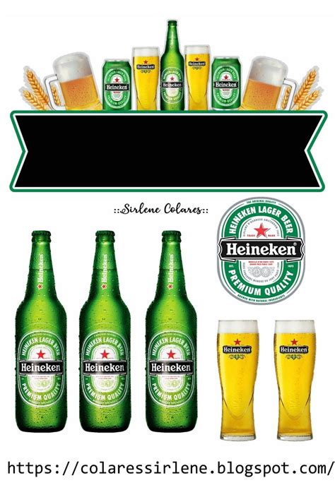 Topo De Bolo Cerveja Heineken Bolo Heineken Heineken Bolo Cerveja