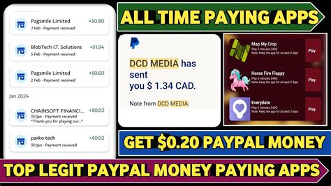 All Time Paypal Money Paying Apps 2024॥paypal Money Earning Games 2024