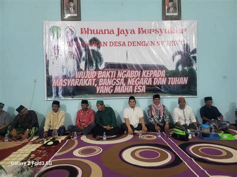 Dalam Rangka Bersih Desa Desa Bhuana Jaya Adakan Doa Bersama Desa Bhuana Jaya Kab Kutai