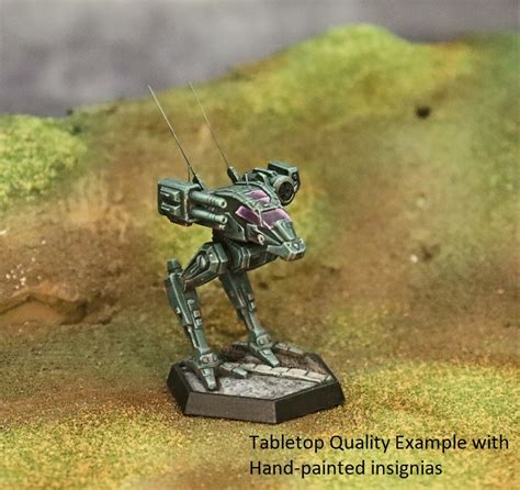 BattleTech Miniatures: Raven II RVN-5X Mech - 40 Tons - TRO 3145 ...