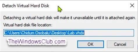 How To Mount Or Unmount VHD Or VHDX Virtual Hard Disk File In Windows