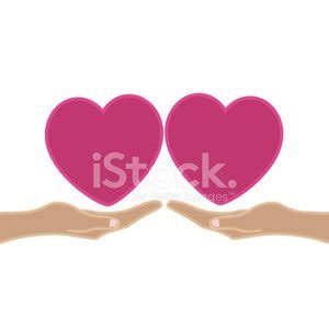 Two Hearts Stock Vector Royalty Free FreeImages