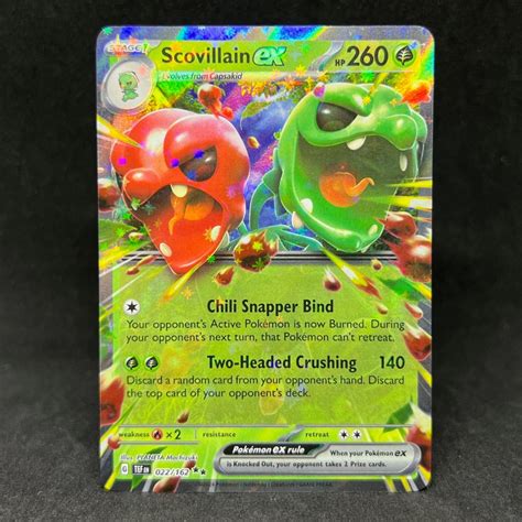 Pokemon Tcg Scovillain Ex Double Rare Scarlet Violet