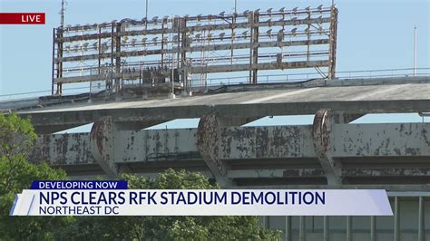 National Park Service RFK Stadium Cleared For Demolition YouTube