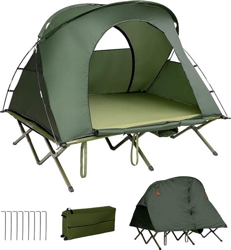 Tangkula Person Camping Cot Tent In Folding Tent W Waterproof