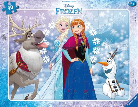 Ravensburger Puzzle Disney Kraina Lodu Anna I Elsa W Ramce El