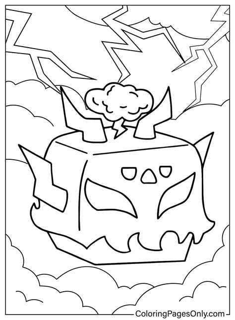 Rumble Blox Fruits Free Printable Coloring Pages