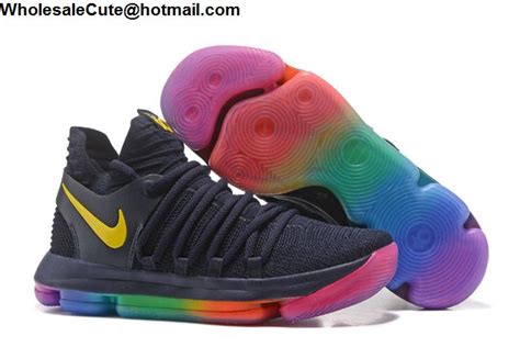 Mens Nike Zoom KD 10 Be True Rainbow Basketball Shoes -15164 ...