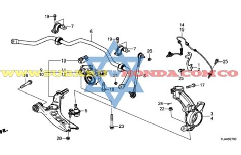 Soporte Tijera Derecha Honda CRV 2017 Tachicar Y Mucho Mas