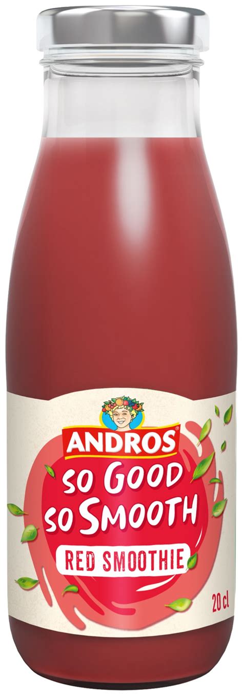 Andros Red Smoothie Jahoda banán malina jablko