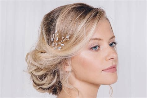 Large Swarovski Crystal Wedding Hair Pins Maisie By Debbie Carlisle