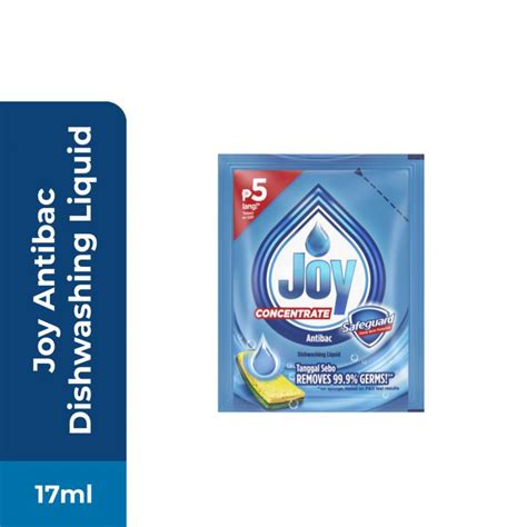 Joy Dishwashing Liquid Concentrate Sachet Antibac 17ml Shopee Philippines