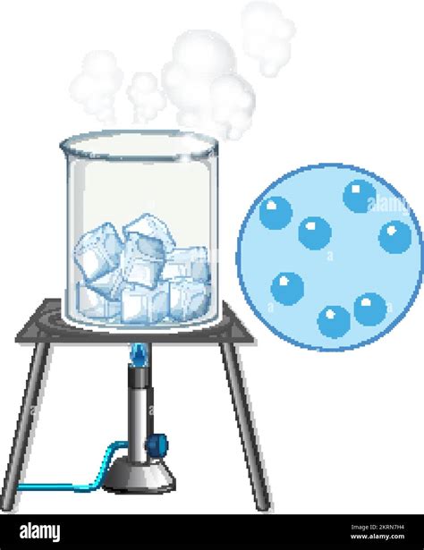 Dry ice science experiment illustration Stock Vector Image & Art - Alamy