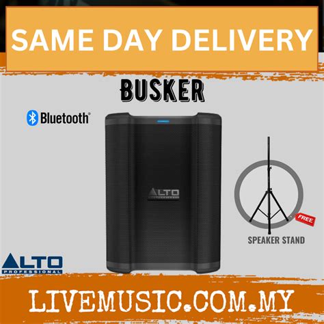 Alto Professional Busker Portable Watt Battery Powered Pa Speaker