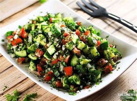 Iranian Salads Salad Shirazi Saednews