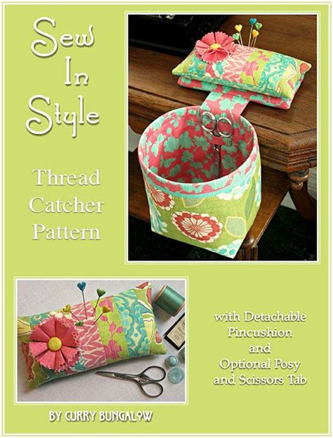 Sew In Style Thread Catcher Sewing Pattern Digital Download Sewing