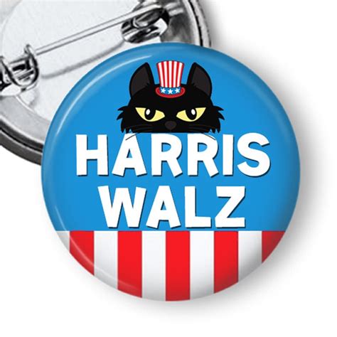 Harris Walz Button Etsy