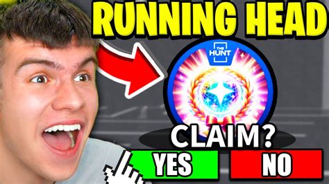 How To GET THE HUNT BADGE In Roblox ESCAPE RUNNING HEAD ROBLOX THE