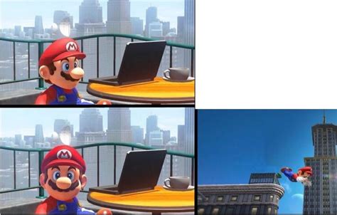 Mario Blank Template Imgflip