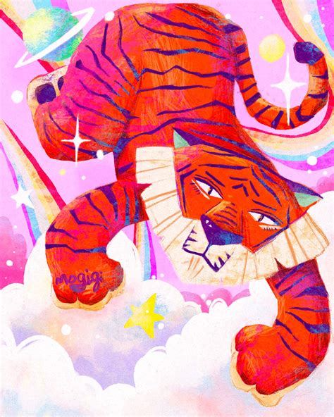 Tiger Dreams • Mogigi Illustration And Design