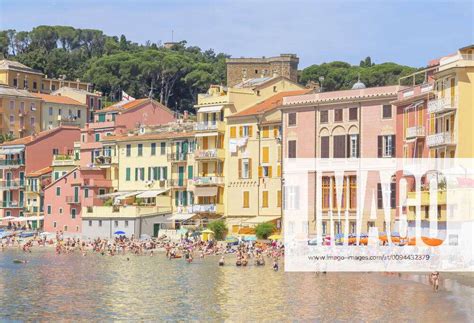 Bay Of Silence Beach Sestri Levante Liguria Italy Europe