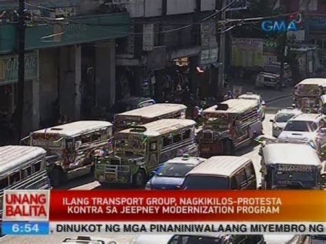 UB Ilang Transport Group Nagkikilos Protesta Kontra Sa Jeepney