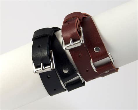 Leather Bondage Bracelet Leather Handcuffs Bdsm Wrist Cuffs