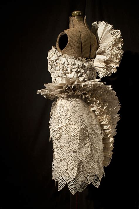 Pin By A Curious Work On Paper Art Paper Dress Paper Fashion