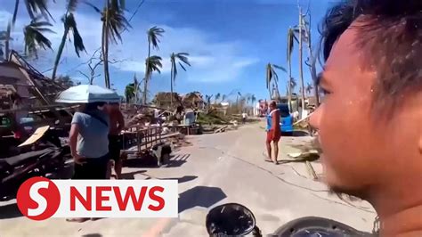 Food Running Out Philippine Typhoon Survivors Warn YouTube