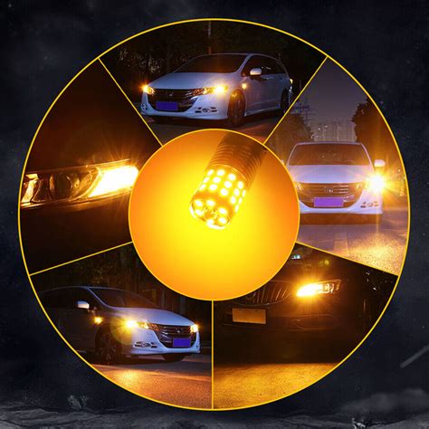 Auxito T Led Smd Amber Indicator Car Turn Signal Light