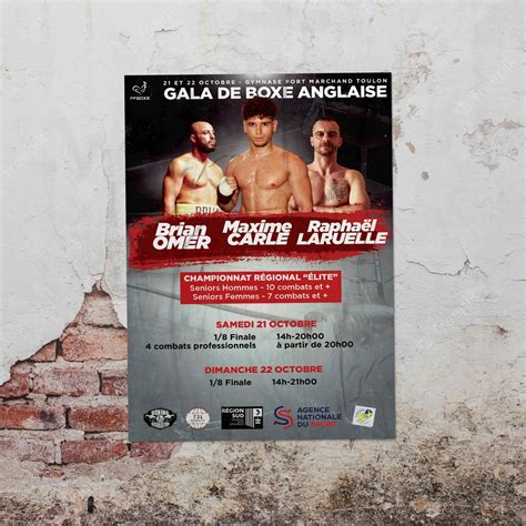 Affiche GALA De BOXE CLUB 103