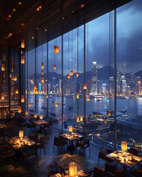 Restaurants with a View of Hong Kong City Waterfront