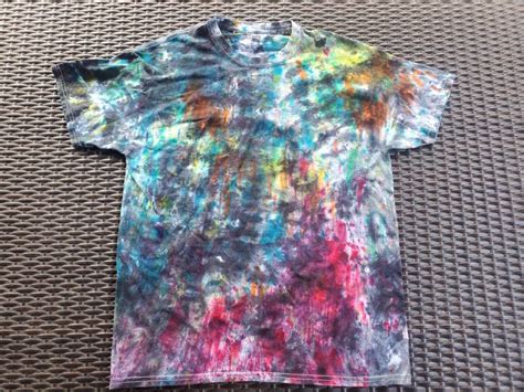 Large Marbled Confetti Tie Dye T Shirt Etsy