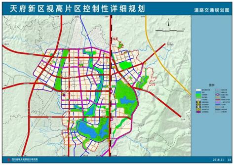 天府新区视高公示最新规划：两核、两轴（多图） 政策解读 四川乐居网