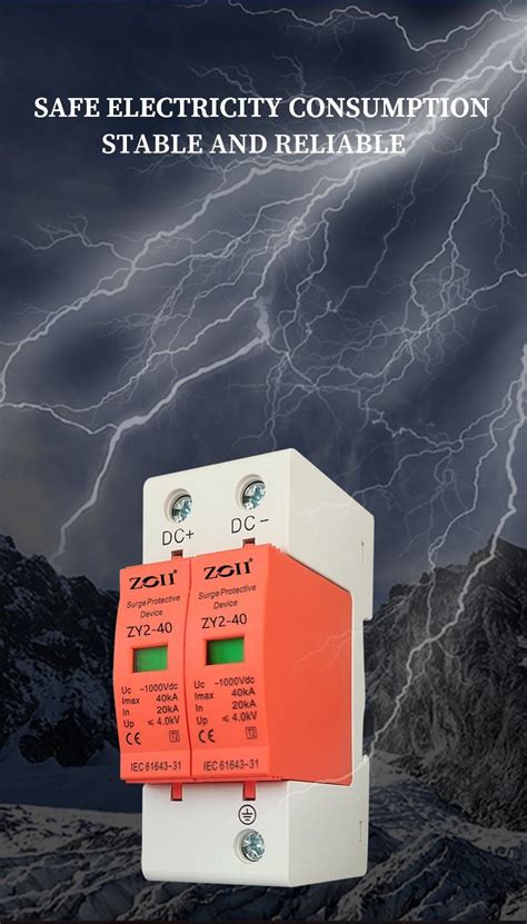 Zoii T T P Lightning Protection V Spd Electric Equipment Surge