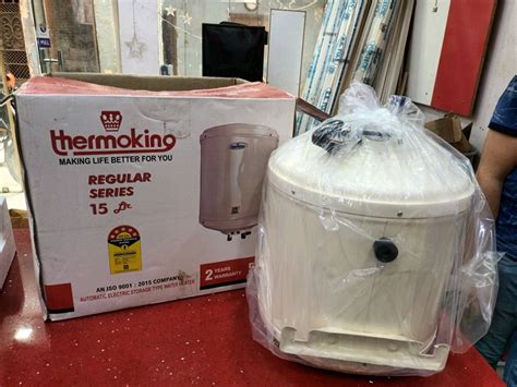 Storage Thermoking Geyser 15 Ltr Ivory Colour White 6Bar At 5200