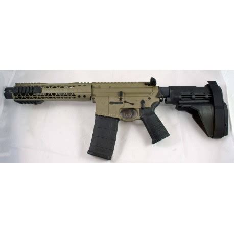 Black Rain 7.5" 5.56 AR15 Pistol FDE with Sig Sauer SB15 Pistol Brace ...