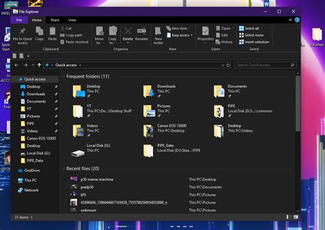 Windows 10 1803 Dark Theme Explorer Materi Belajar Online