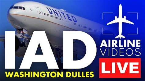 🔴live 4k Plane Spotting At Washington Dulles Airport Iad Youtube