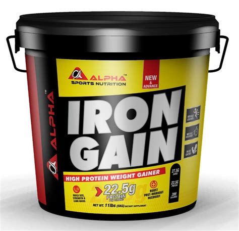 Alpha Iron Weight Gainer Powder At Rs Piece Lean Mass Gainer In