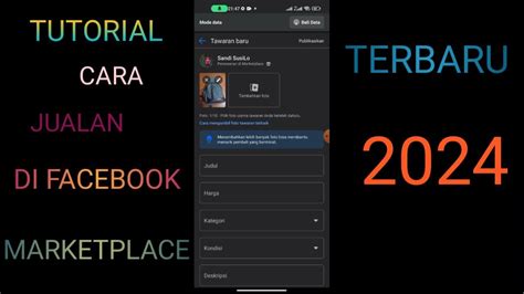 TUTORIAL CEPAT LARIS TIAP HARI JUALAN DI FACEBOOK MARKETPLACE TERBARU