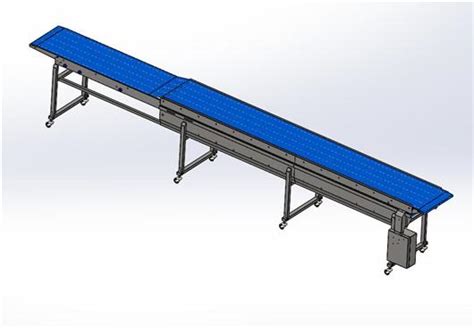 可伸缩式输送机3d模型下载三维模型solidworks模型 制造云 产品模型