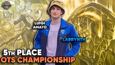 Th Place Ots Championship Caserta Players Labrynth Luigi