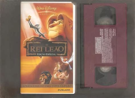 Vhs O Rei Leão Original Walt Disney Versão Nova Dublado MercadoLivre