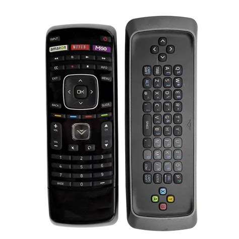 New Xrt Qwerty Keyboard Remote Control Fit For Vizio Led Hdtv