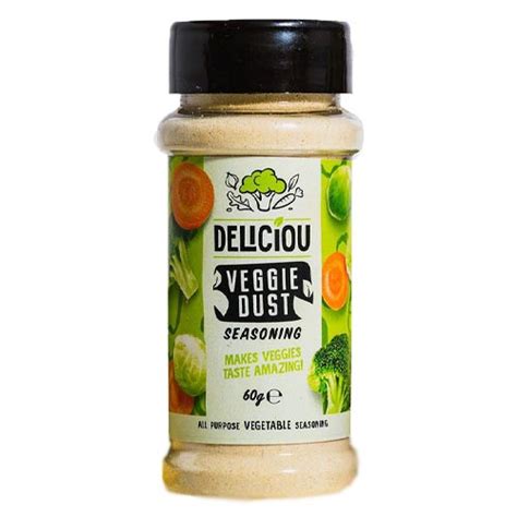 Deliciou Veggie Dust Seasoning Køb online Delicou til Dk s bedste