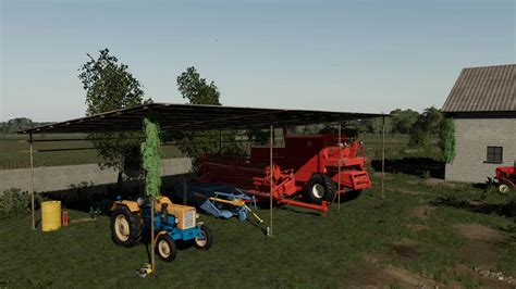 Hangar en métal polonais v1 0 FS19 FS22 Mod F19 Mod