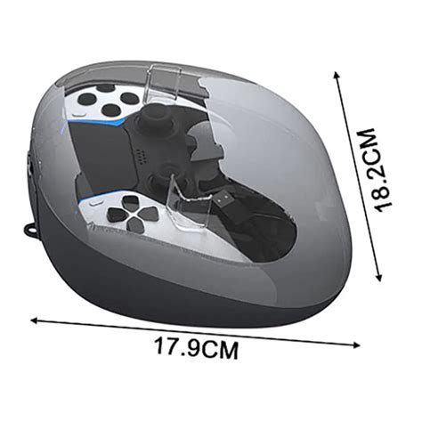 Dualsense 5 Premium Clear Top Case With Charge Hole
